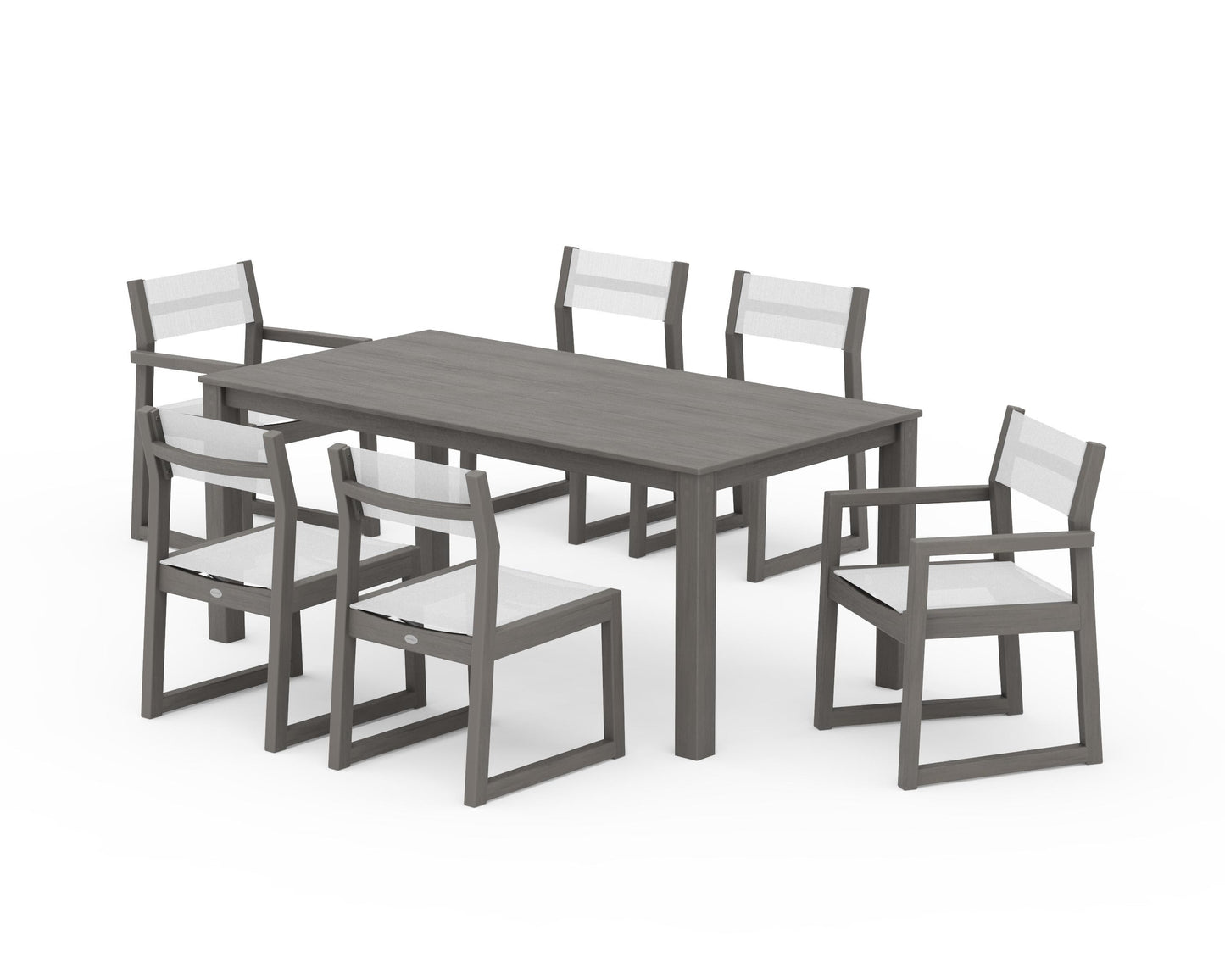 EDGE Sling 7-Piece Parsons Dining Set