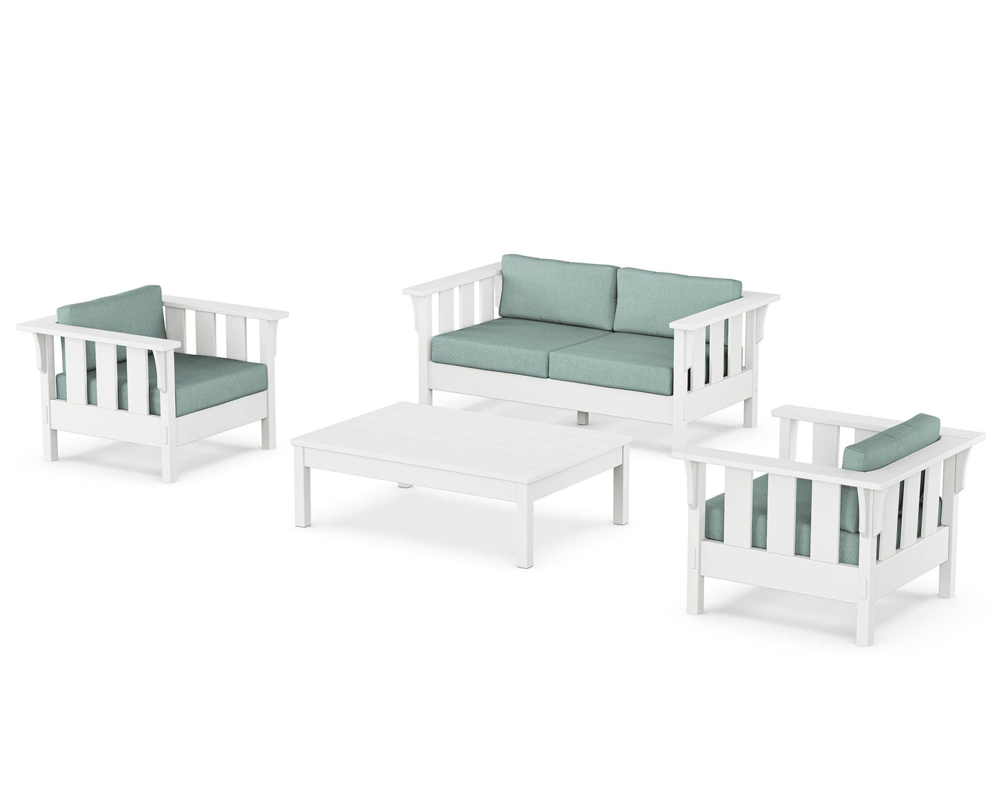 Acadia 4-Piece Deep Seating Set with Loveseat