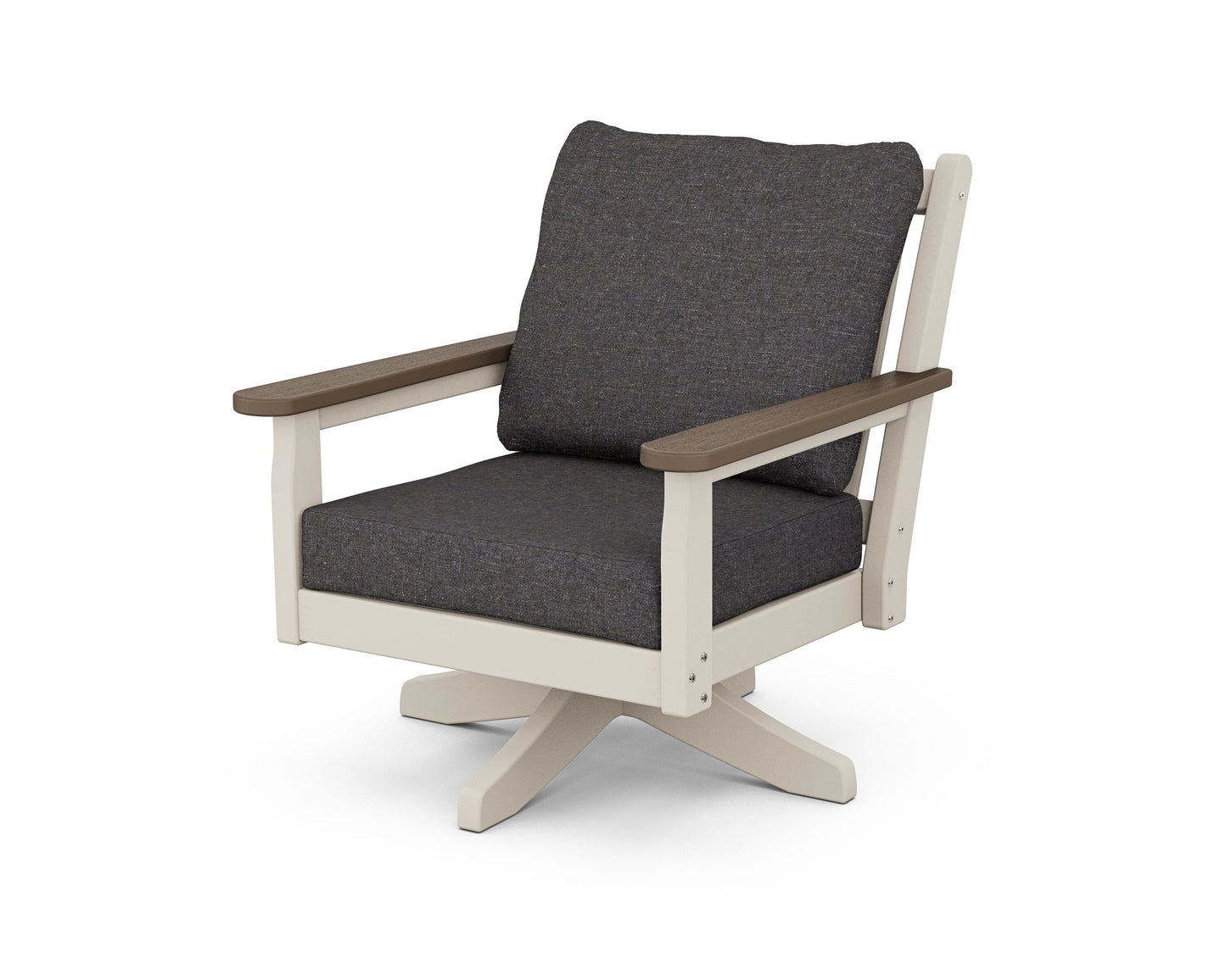 Chippendale Deep Seating Swivel Chair