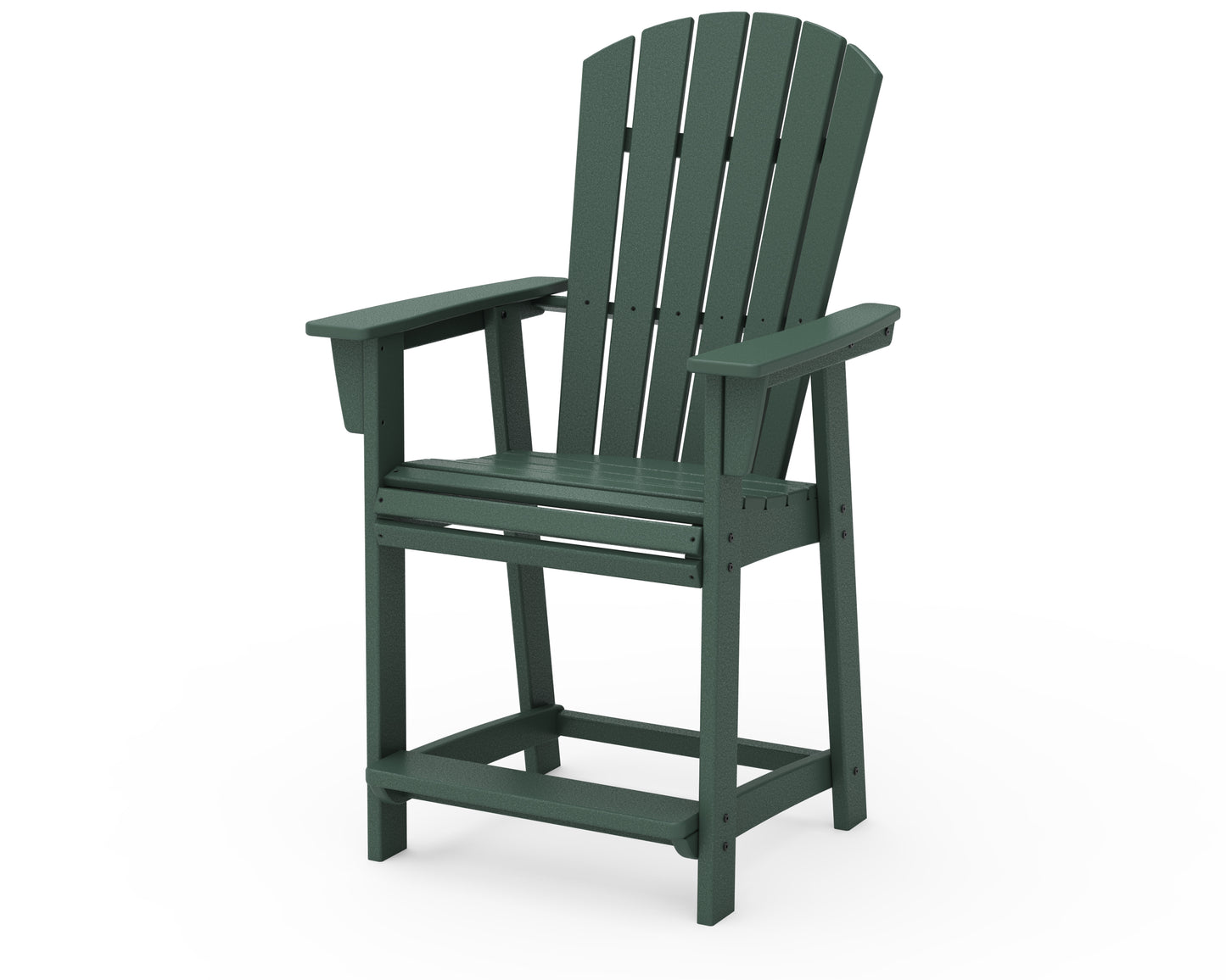 Nautical Curveback Adirondack Counter Chair