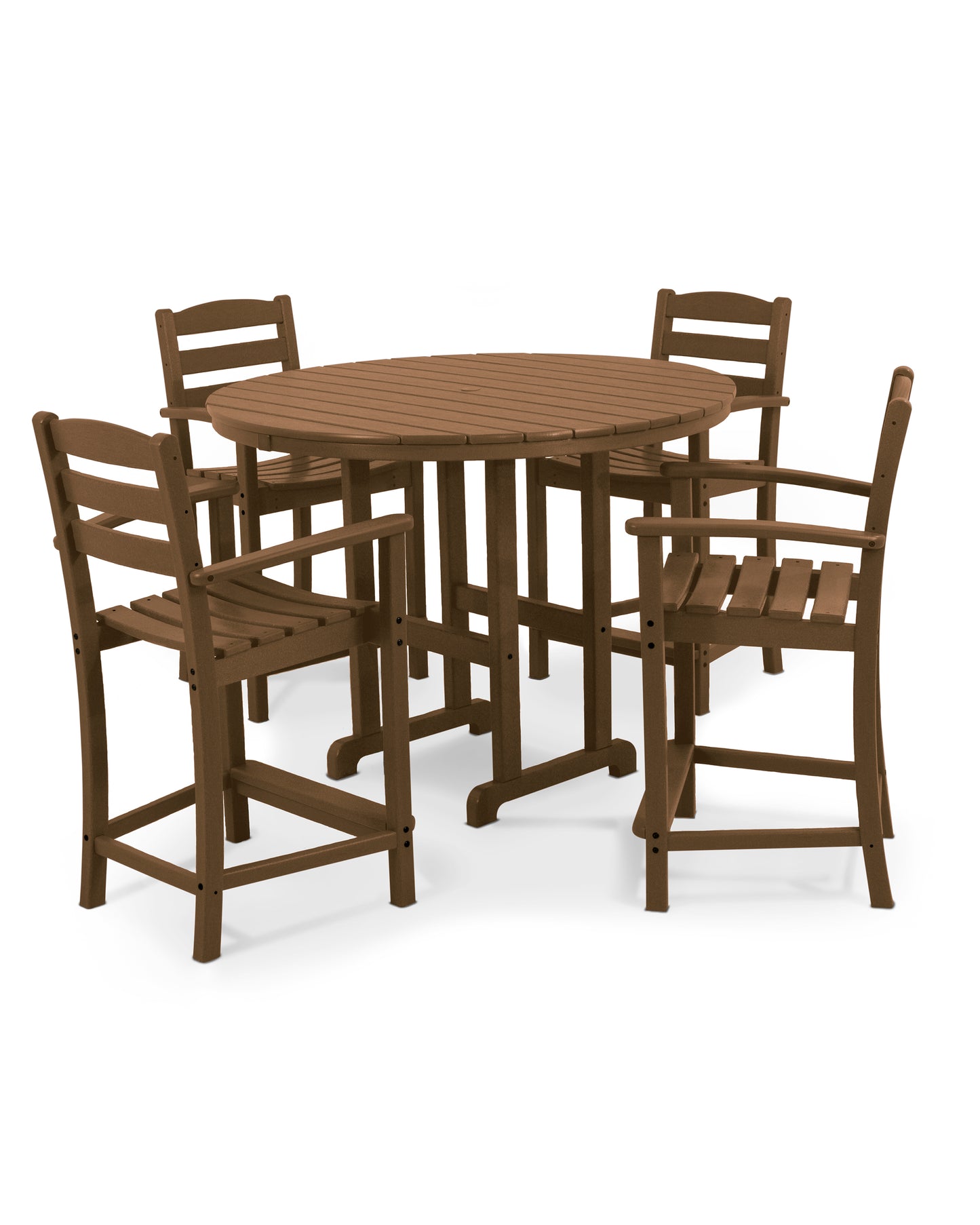 La Casa CafÃ© 5-Piece Round Farmhouse Counter Set