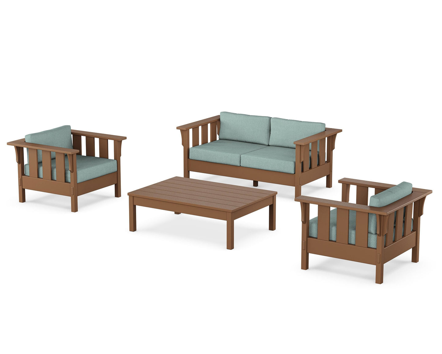 Acadia 4-Piece Deep Seating Set with Loveseat