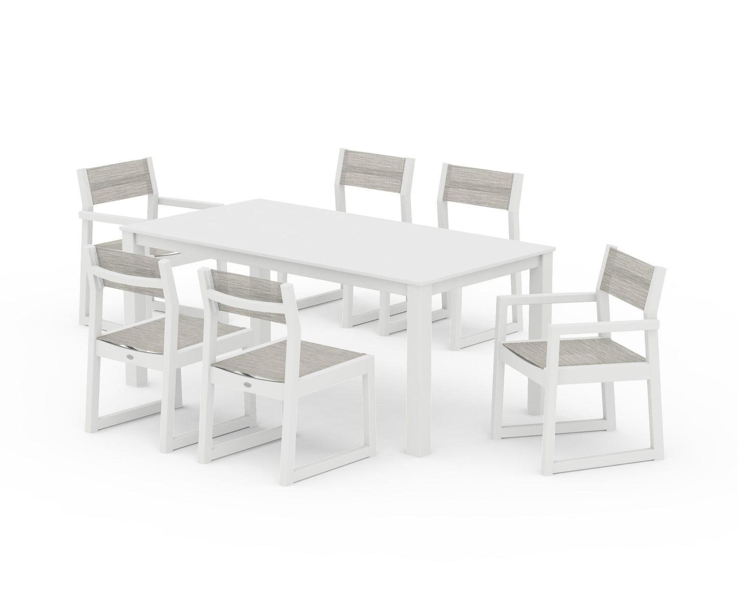 EDGE Sling 7-Piece Parsons Dining Set