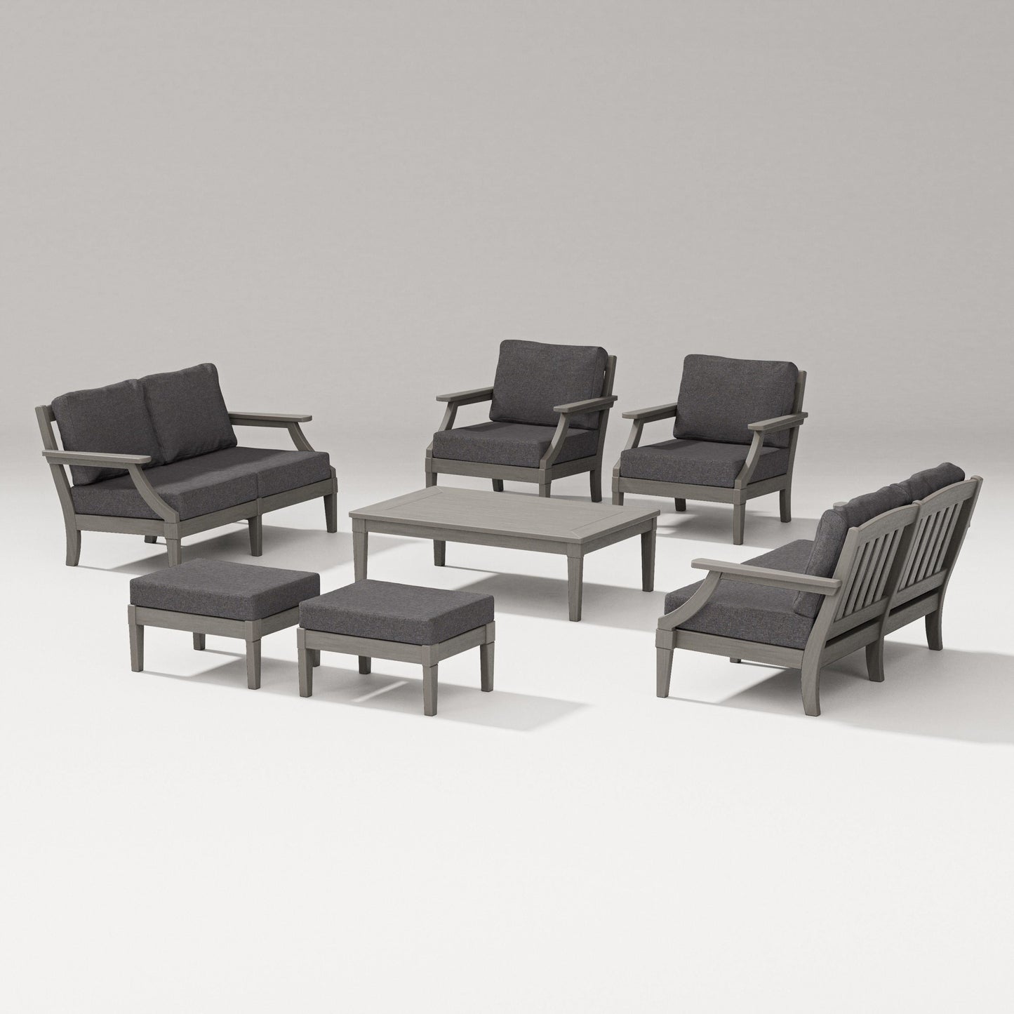 Estate 7-Piece Lounge Loveseat Set