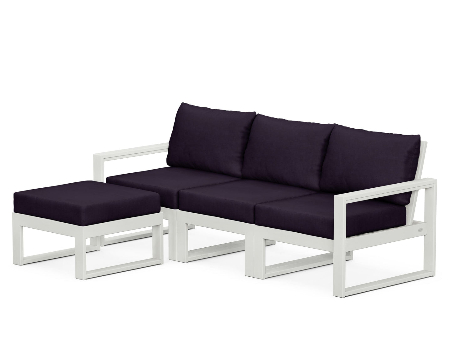 EDGE 4-Piece Modular Deep Seating Set with Ottoman