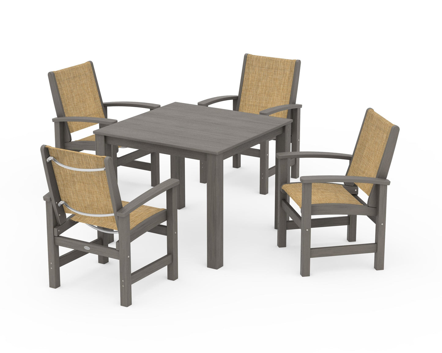 Coastal 5-Piece Parsons Dining Set