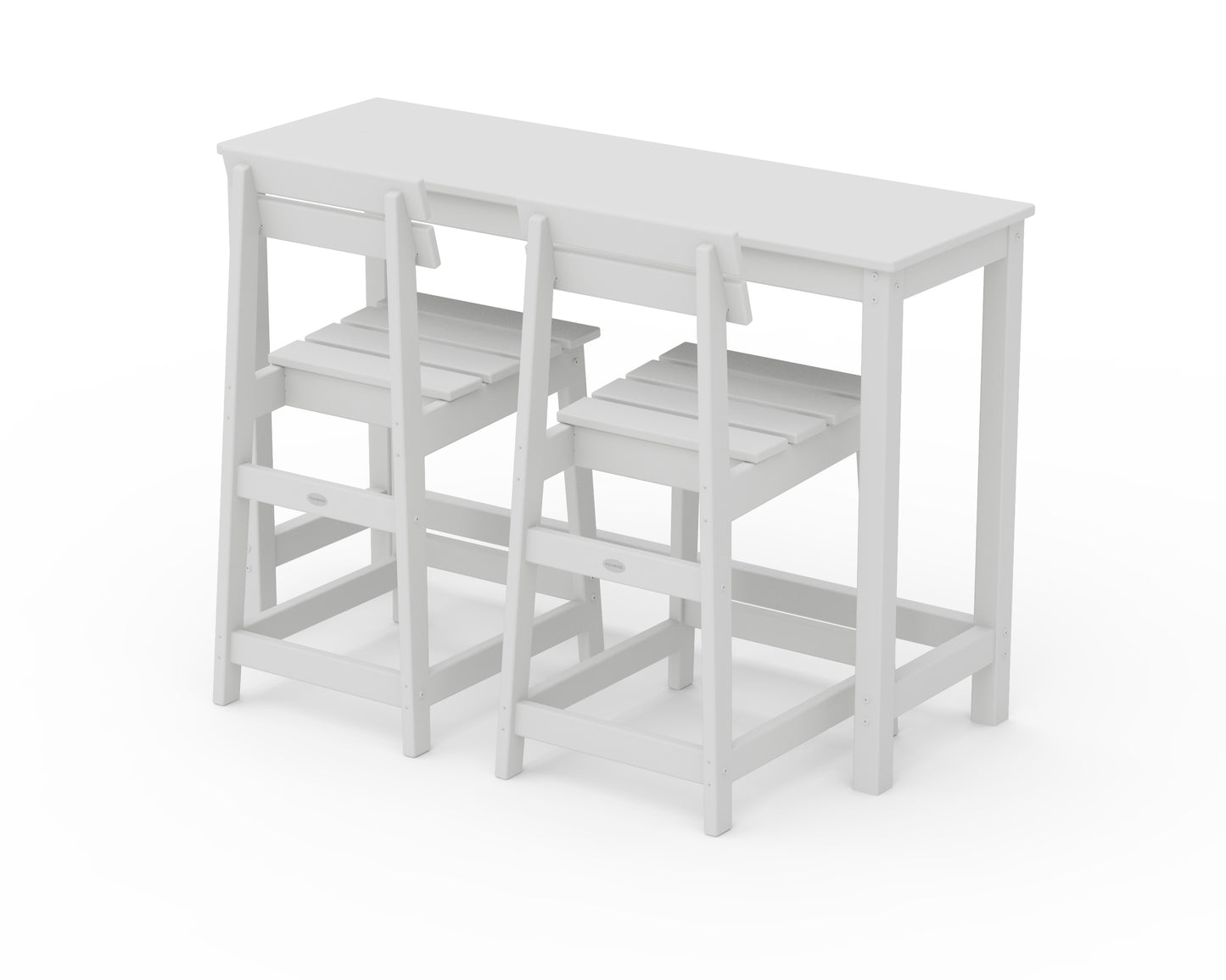 Modern Studio Plaza Counter Chair 3-Piece Balcony Set