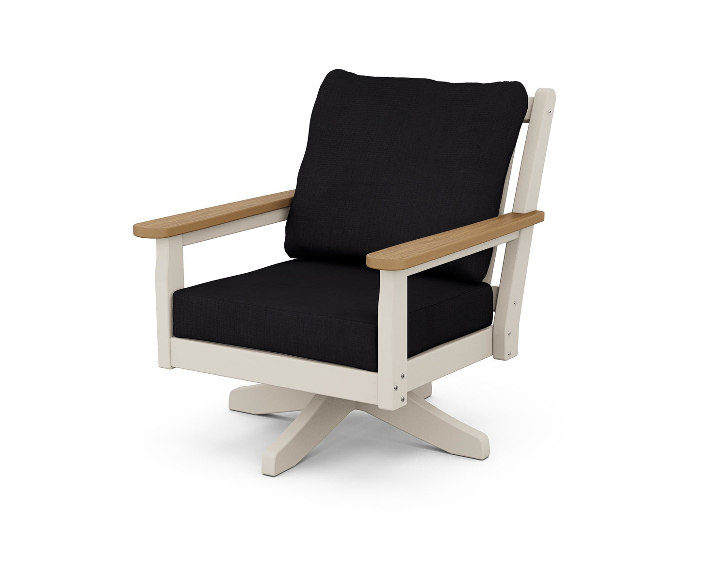 Chippendale Deep Seating Swivel Chair