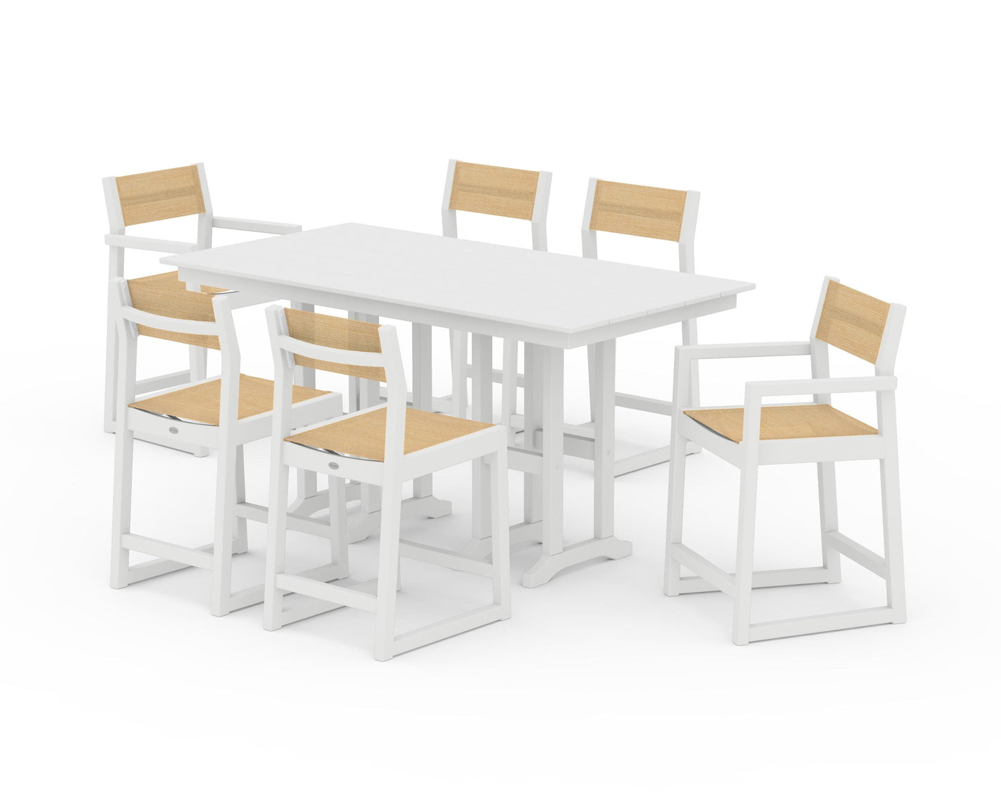 EDGE Sling 7-Piece Farmhouse Counter Set