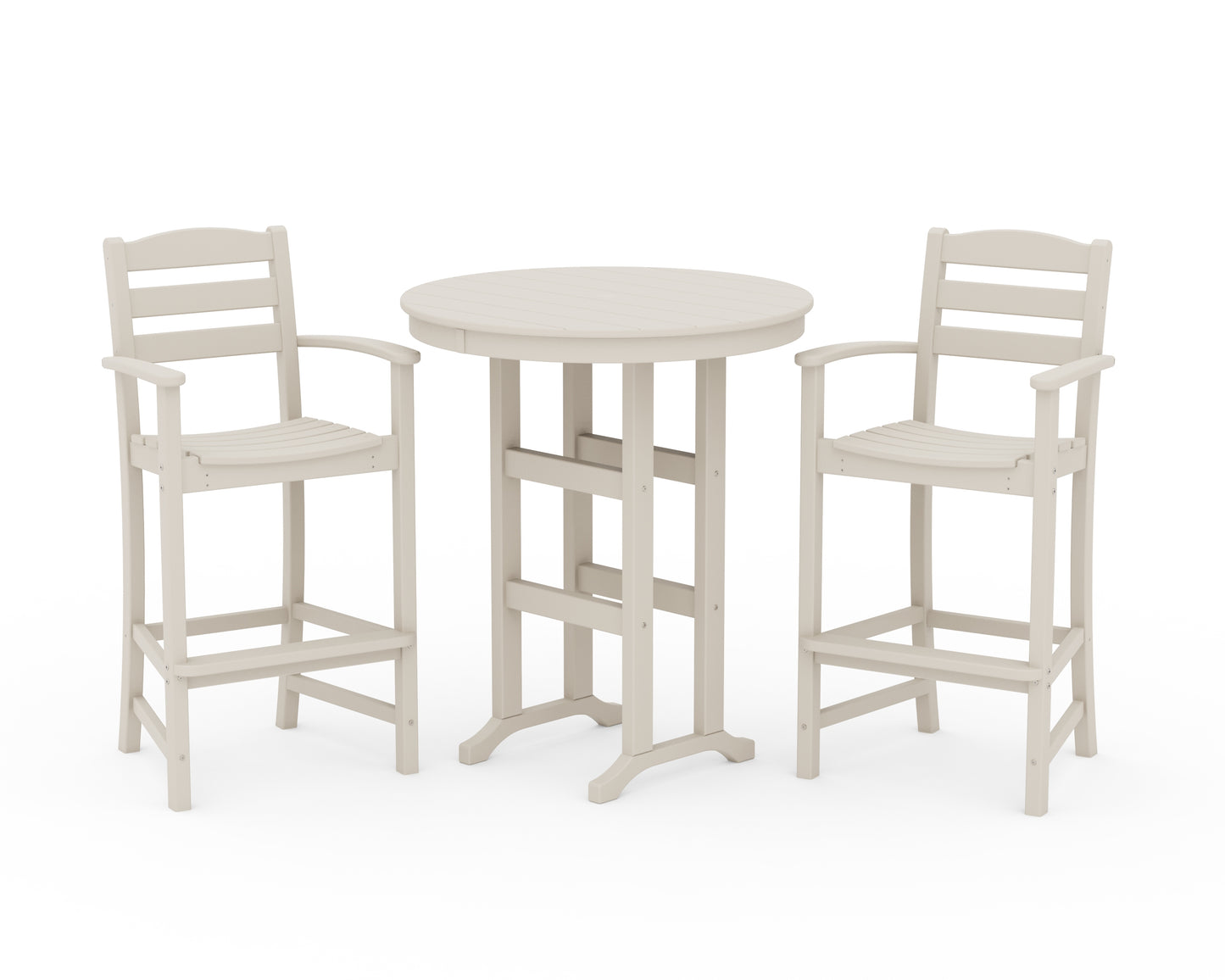 La Casa CafÃ© 3-Piece Round Farmhouse Bar Set