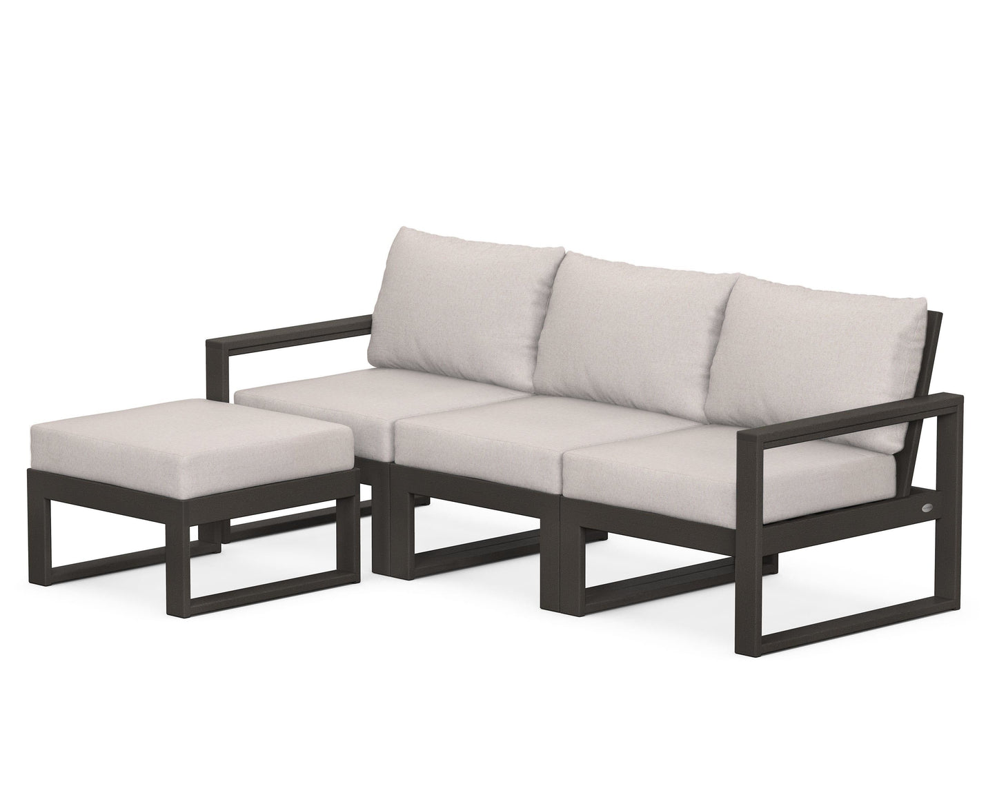 EDGE 4-Piece Modular Deep Seating Set with Ottoman