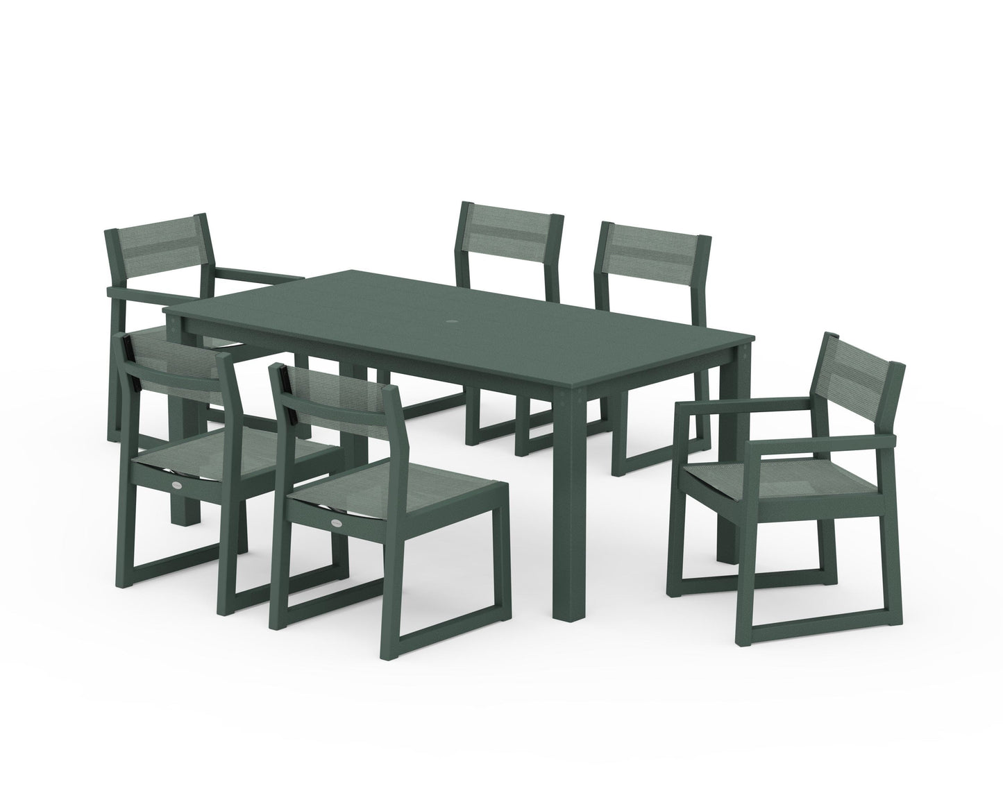 EDGE Sling 7-Piece Parsons Dining Set