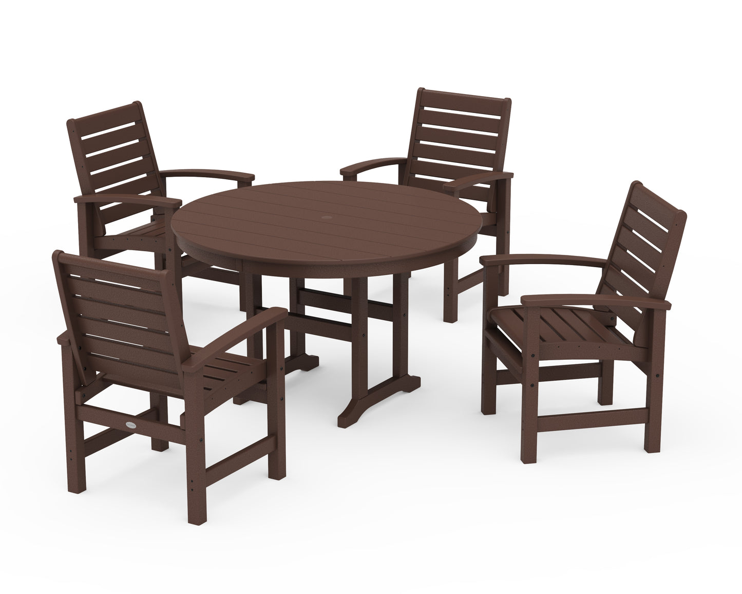 Signature 5-Piece Round Farmhouse Dining Set
