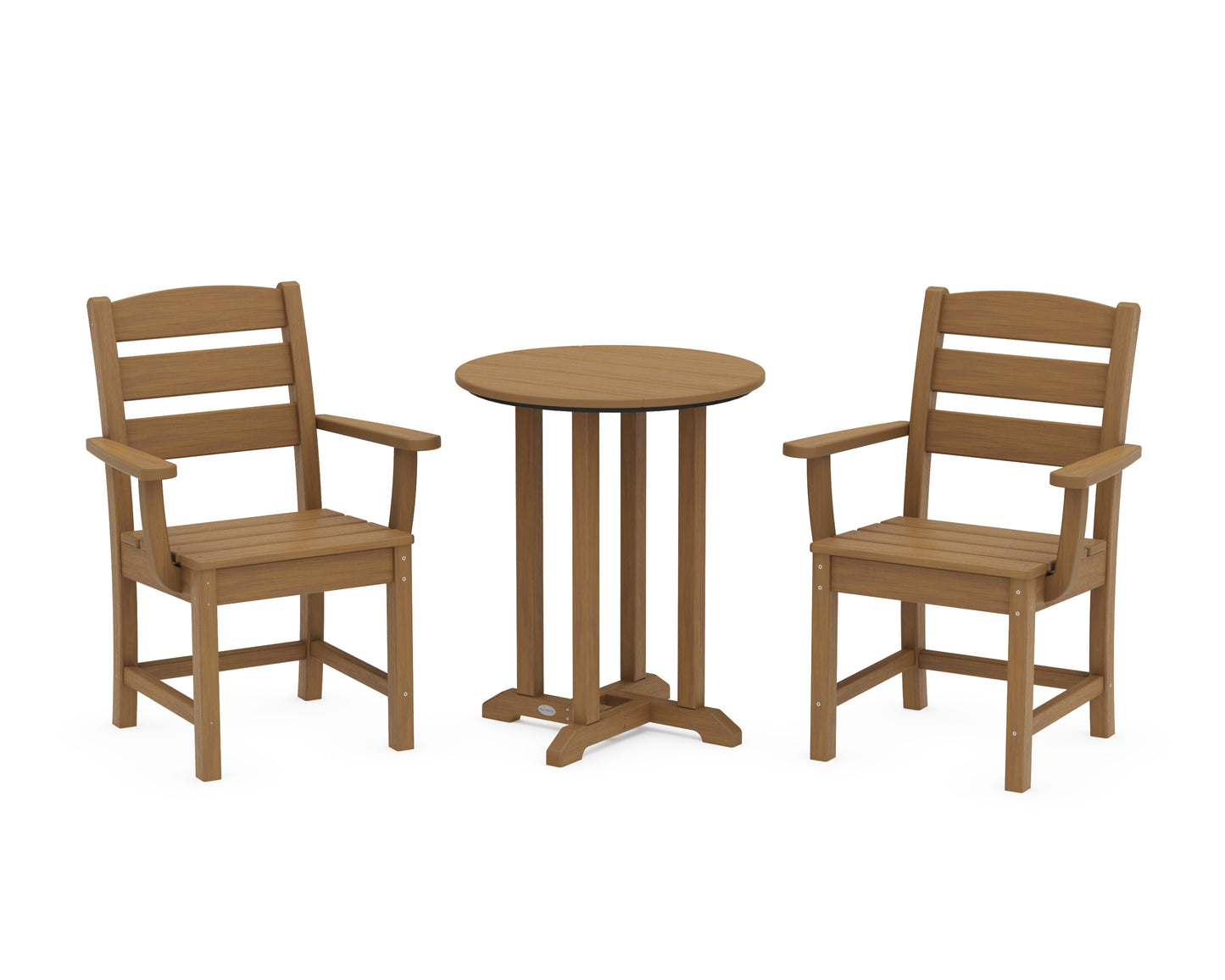 Lakeside 3-Piece Round Bistro Dining Set