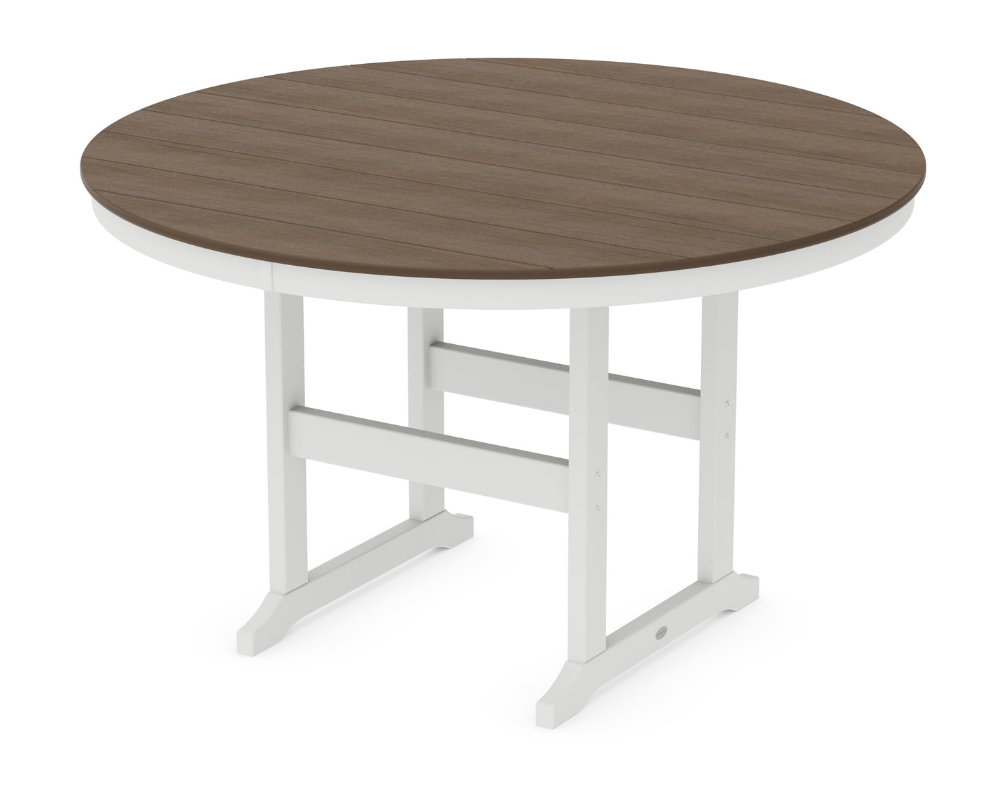 60" Round Farmhouse Counter Table