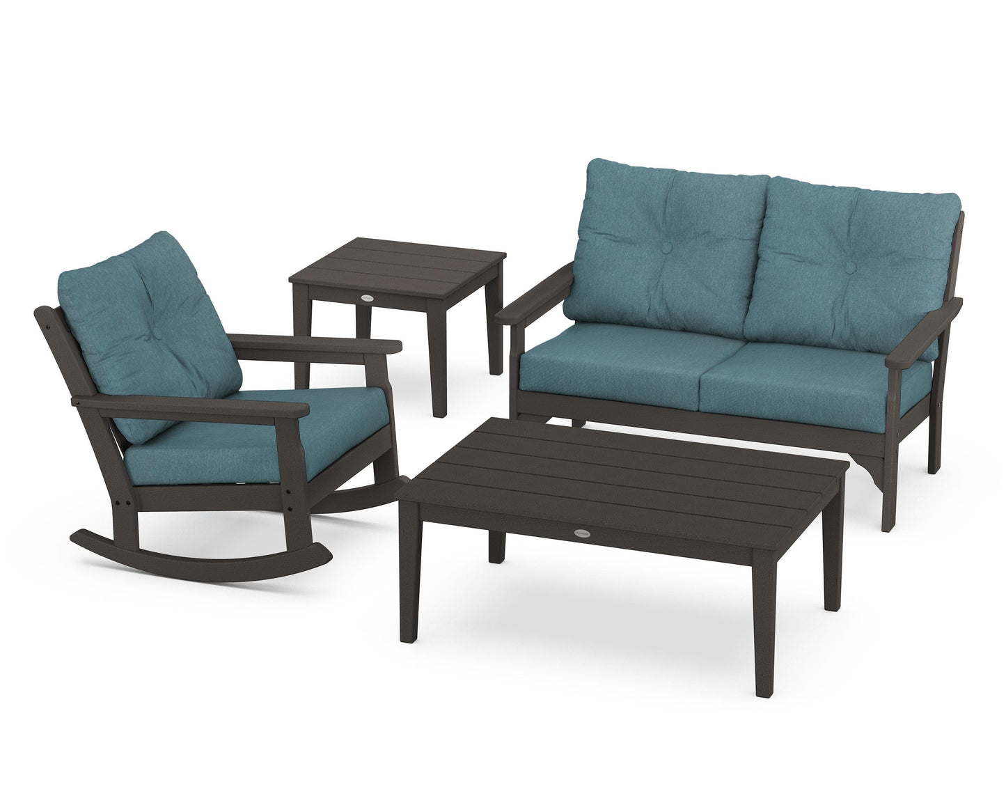 Vineyard 4-Piece Deep Seating Rocker Set