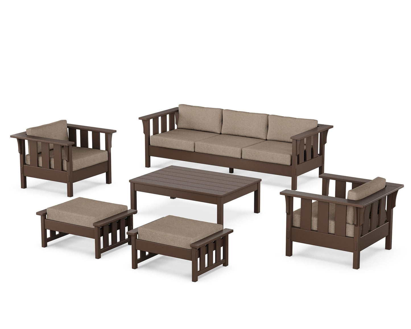 Acadia 6-Piece Lounge Sofa Set