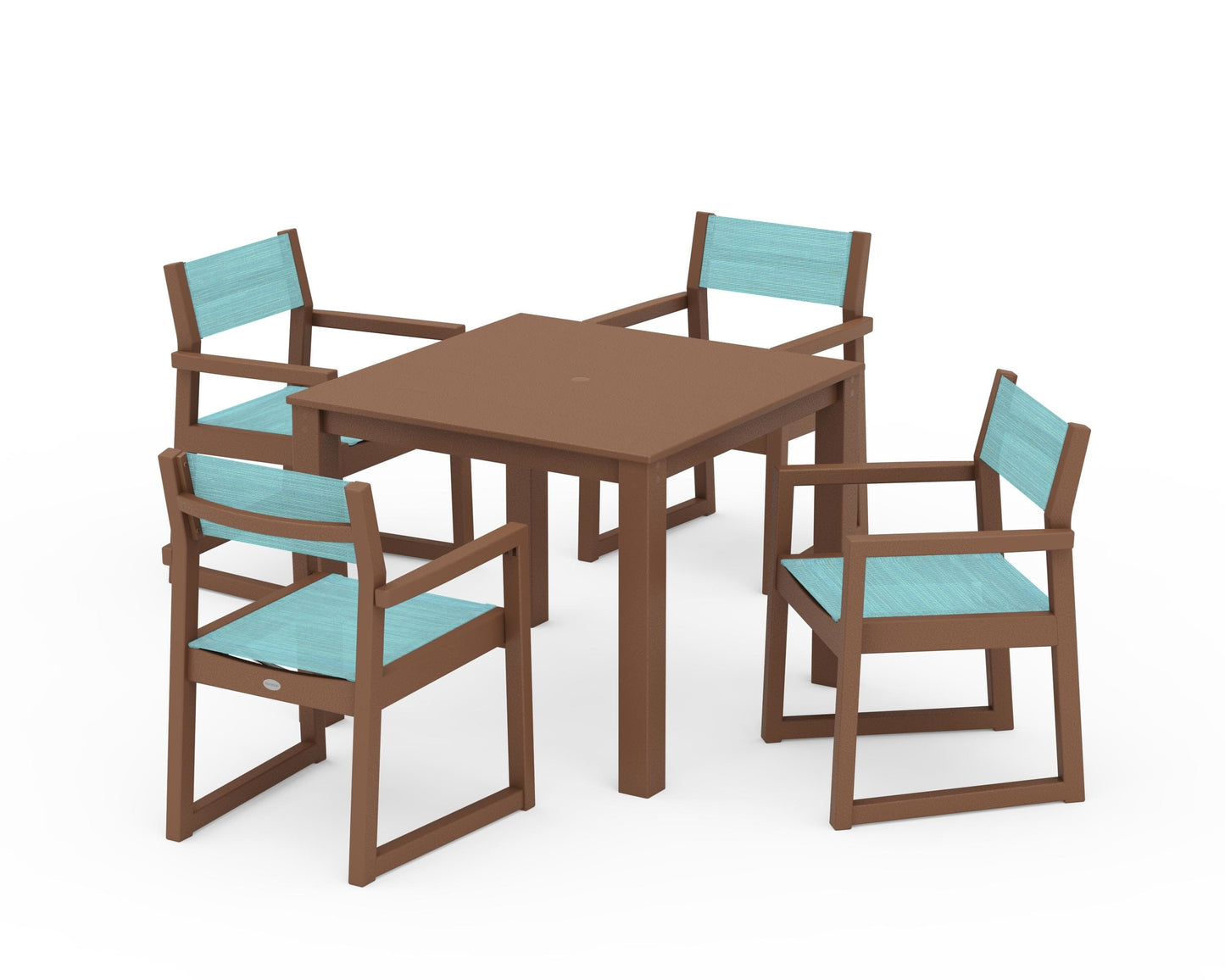 EDGE Sling Arm Chair 5-Piece Parsons Dining Set