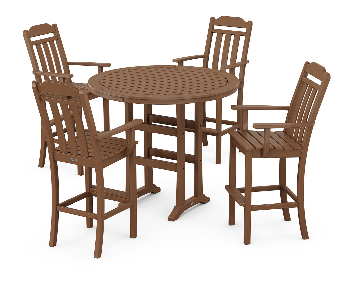 Cottage 5-Piece Round Bar Set