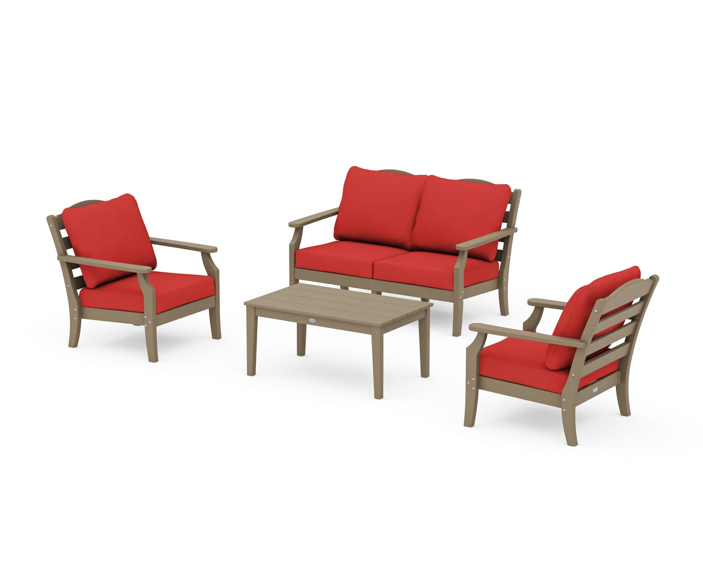 Savannah 4-Piece Deep Seating Set with Loveseat