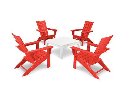 Quattro Folding Chair 5-Piece Conversation Set
