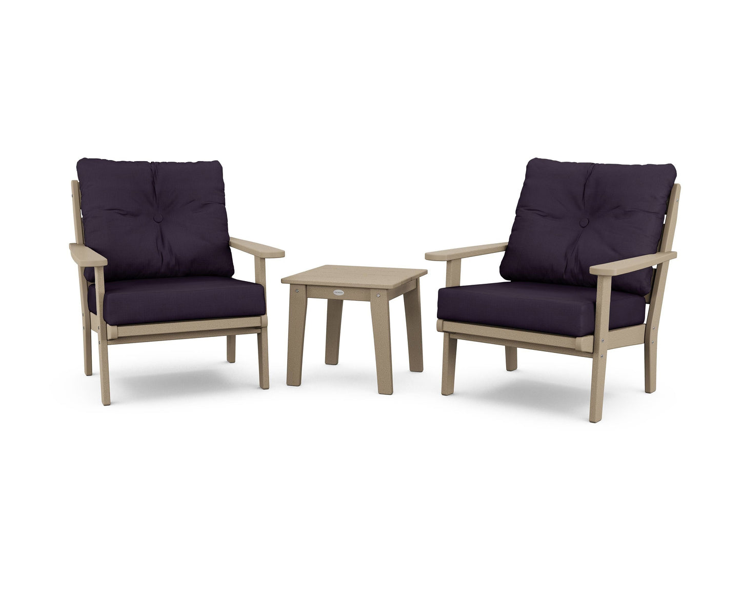Lakeside 3-Piece Deep Seating Chair Set