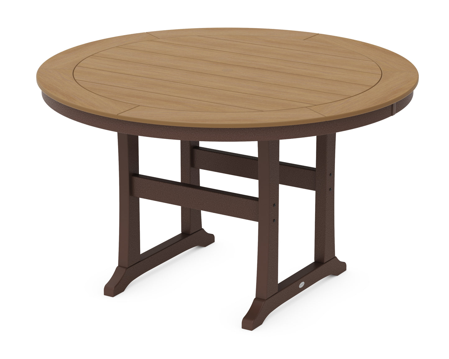 Nautical Trestle 60" Round Counter Table