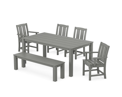 Mission 6-Piece Parsons Dining Set with Bench