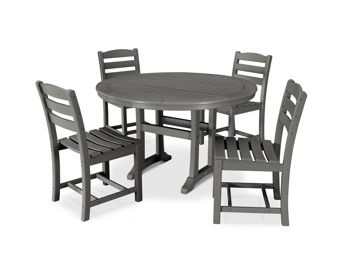 La Casa Caf‚ 5-Piece Side Chair Dining Set