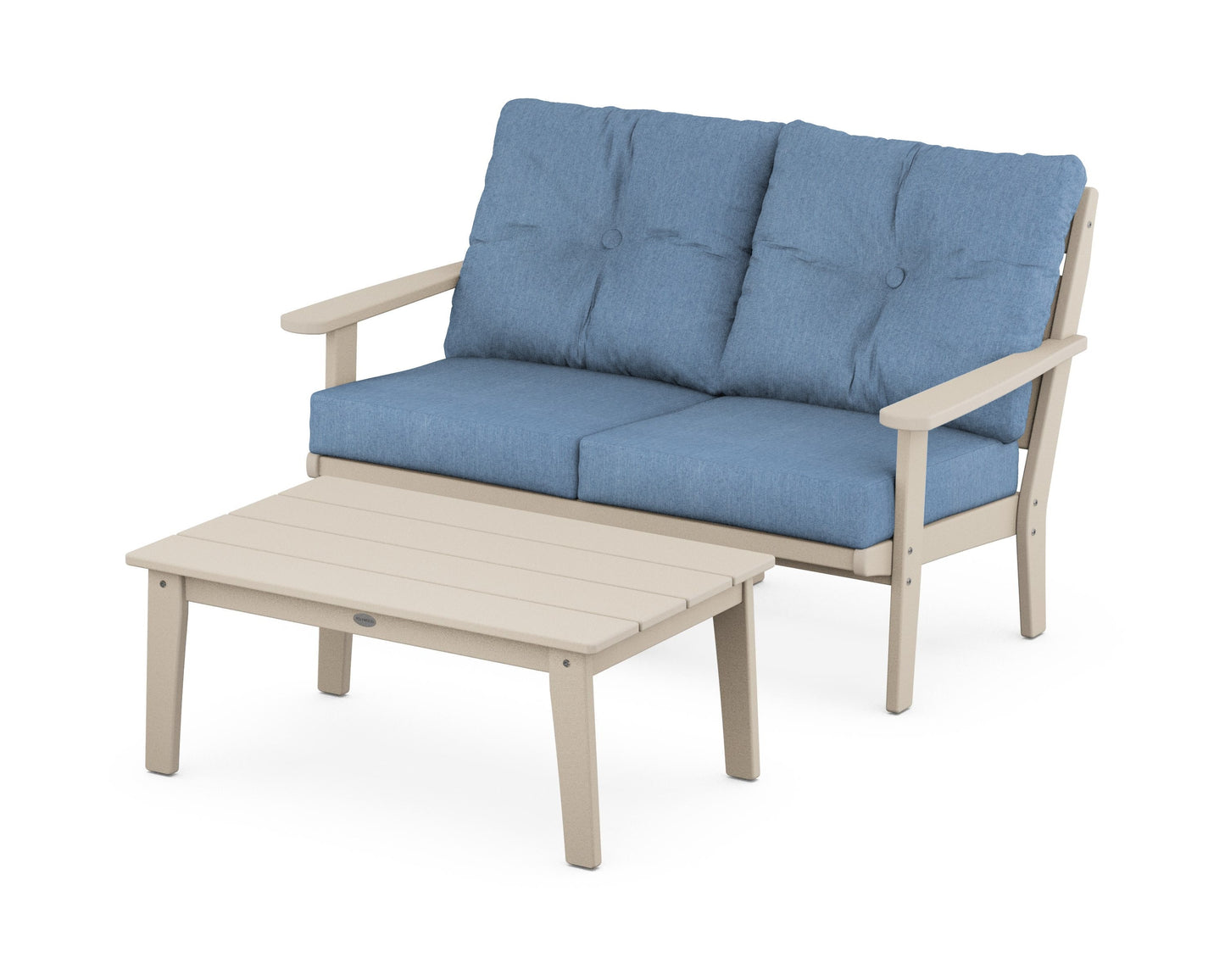 Lakeside 2-Piece Lounge Loveseat Set