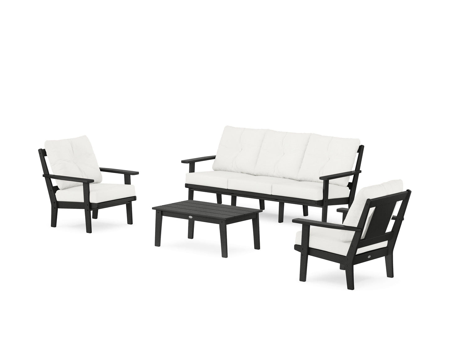 Prairie 4-Piece Deep Seating Set with Sofa