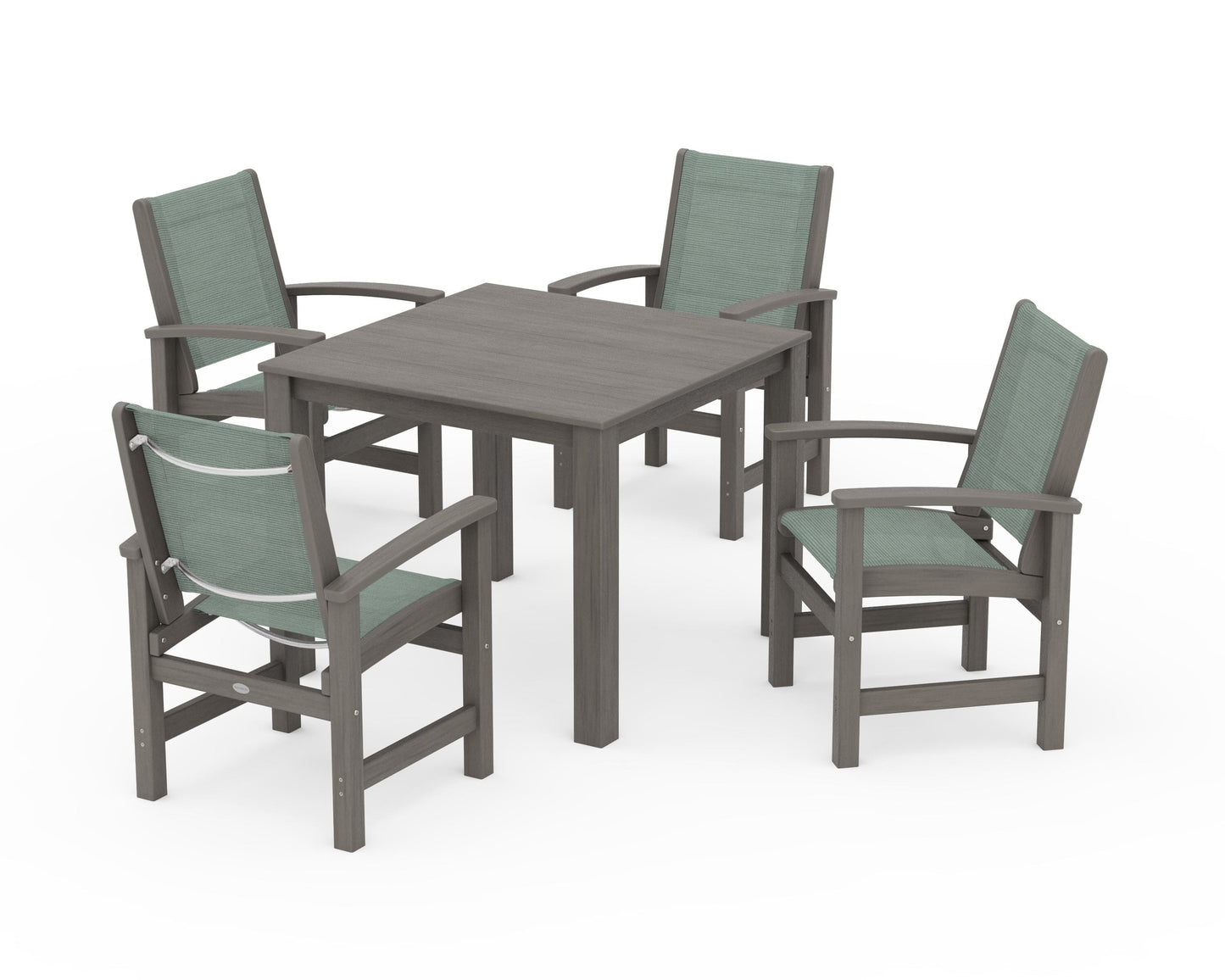 Coastal 5-Piece Parsons Dining Set