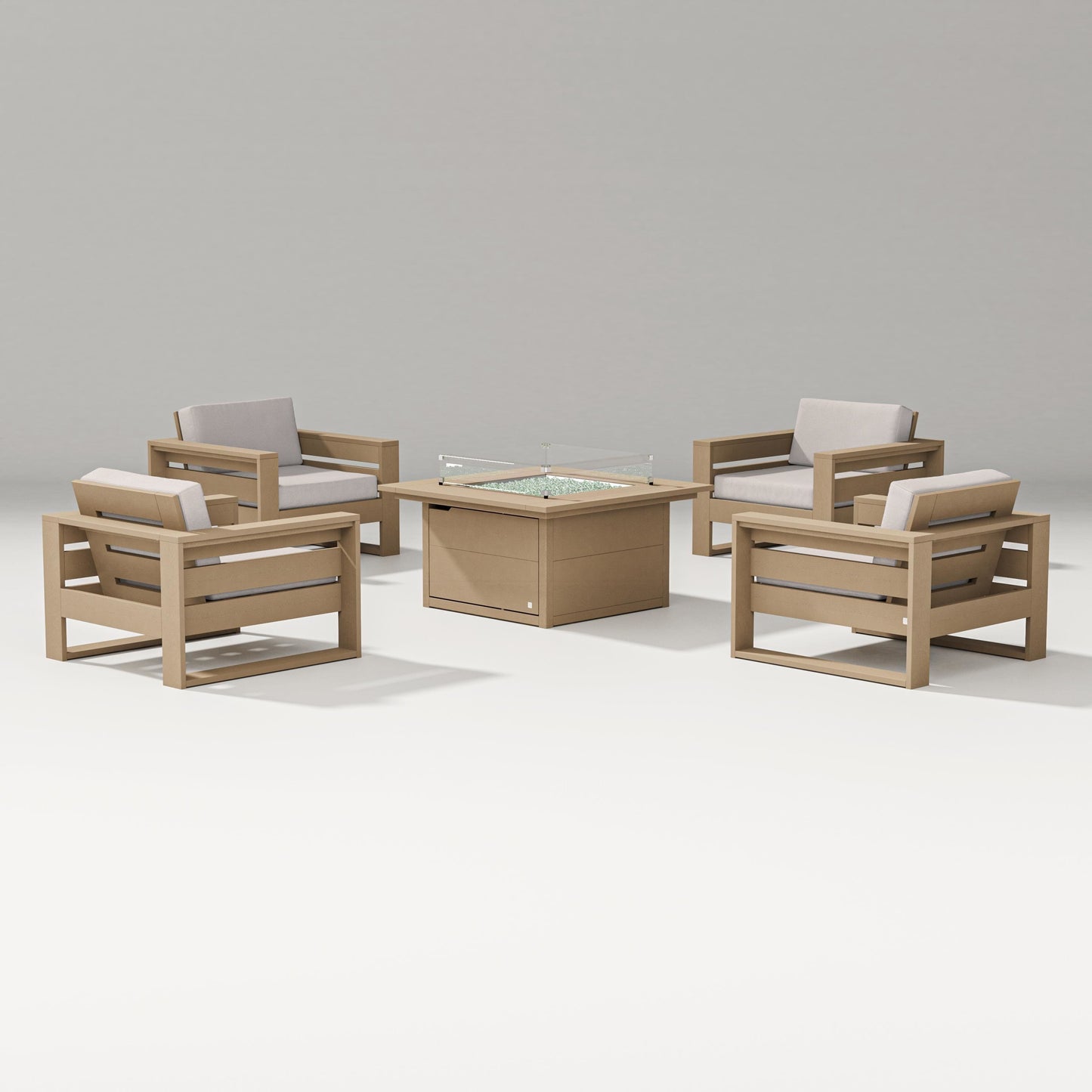 Latitude 5-Piece Lounge Fire Table Set