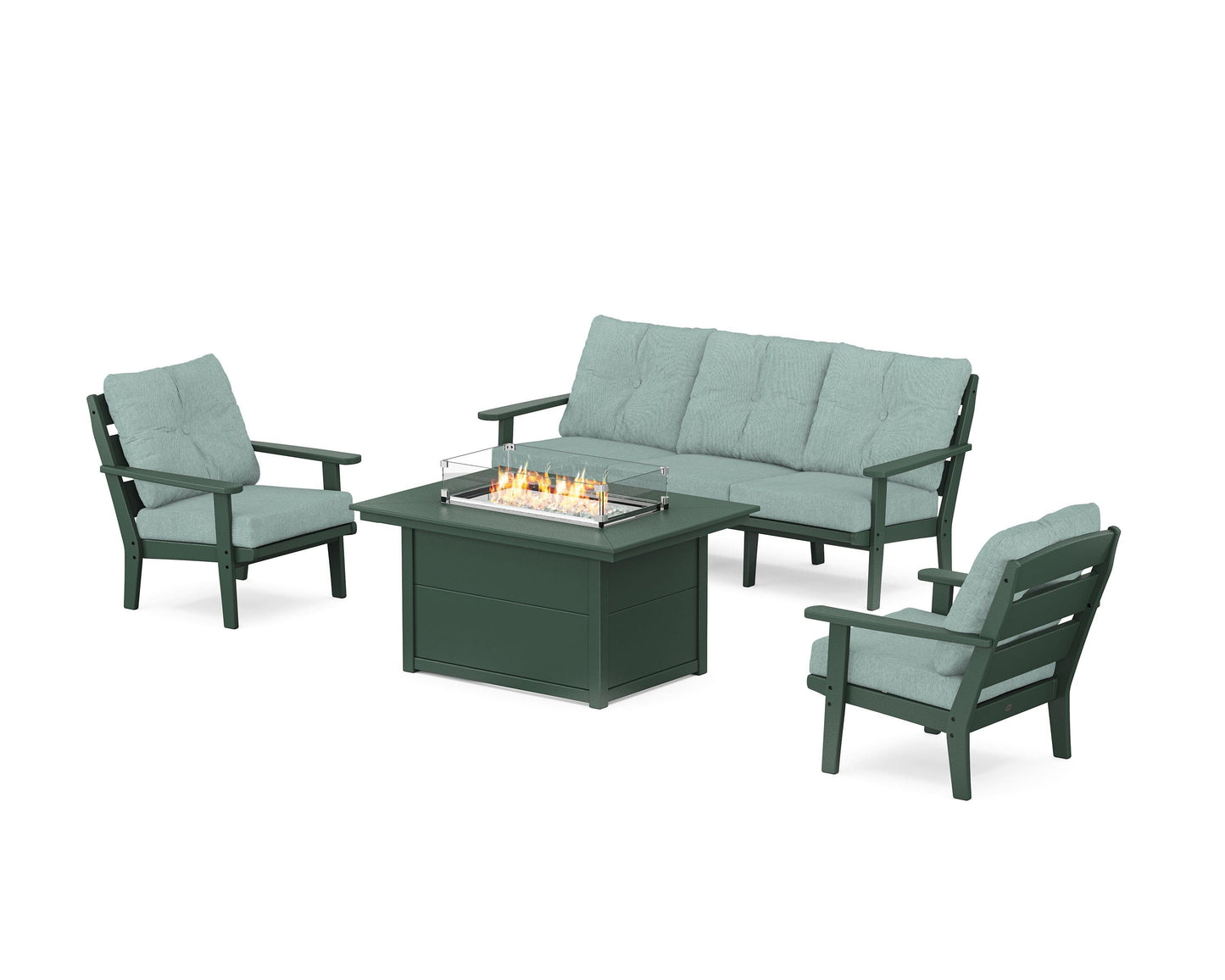 Lakeside Deep Seating Fire Pit Table Set