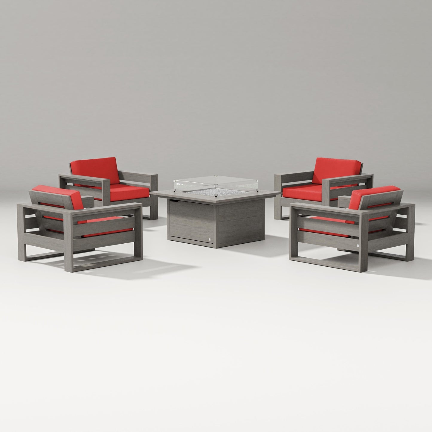Latitude 5-Piece Lounge Fire Table Set