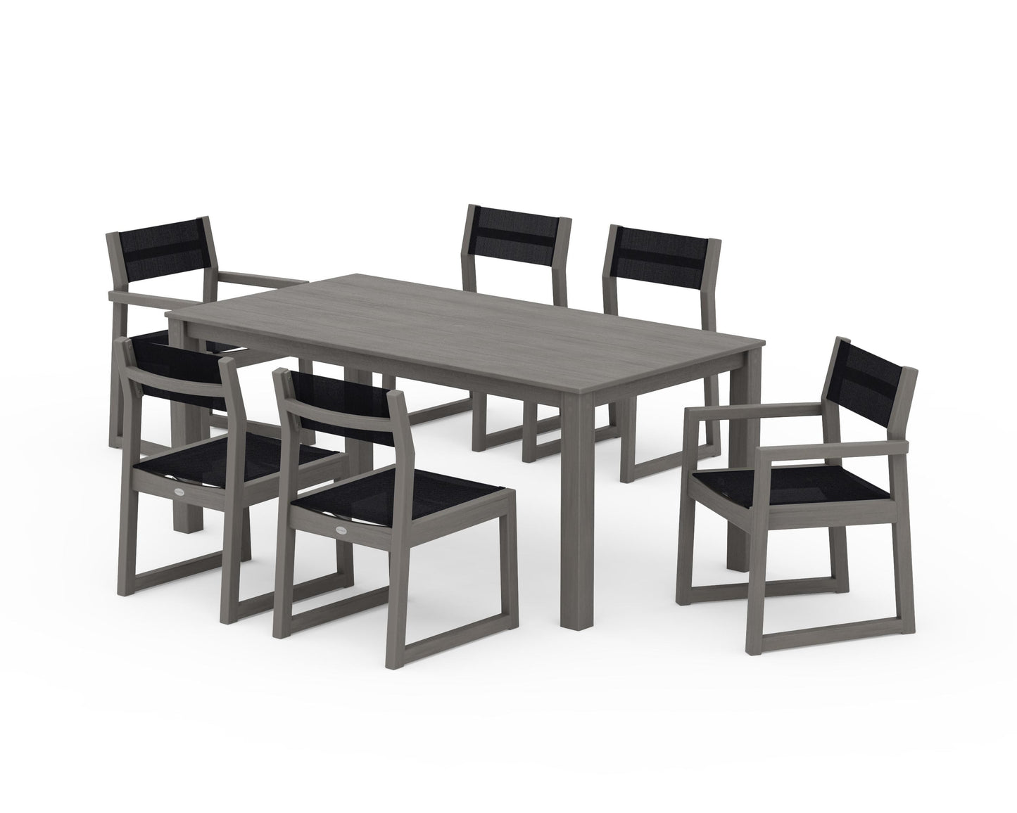 EDGE Sling 7-Piece Parsons Dining Set