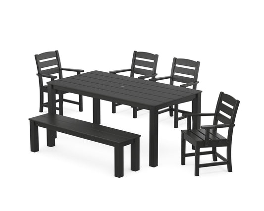 Lakeside 6-Piece Parsons Dining Set with Bench