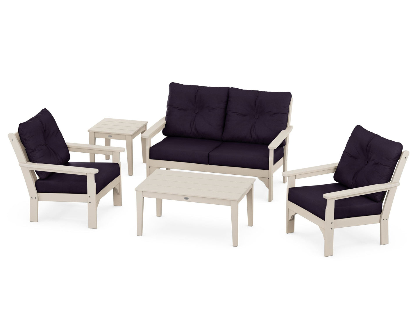 Vineyard 5-Piece Deep Seating Set