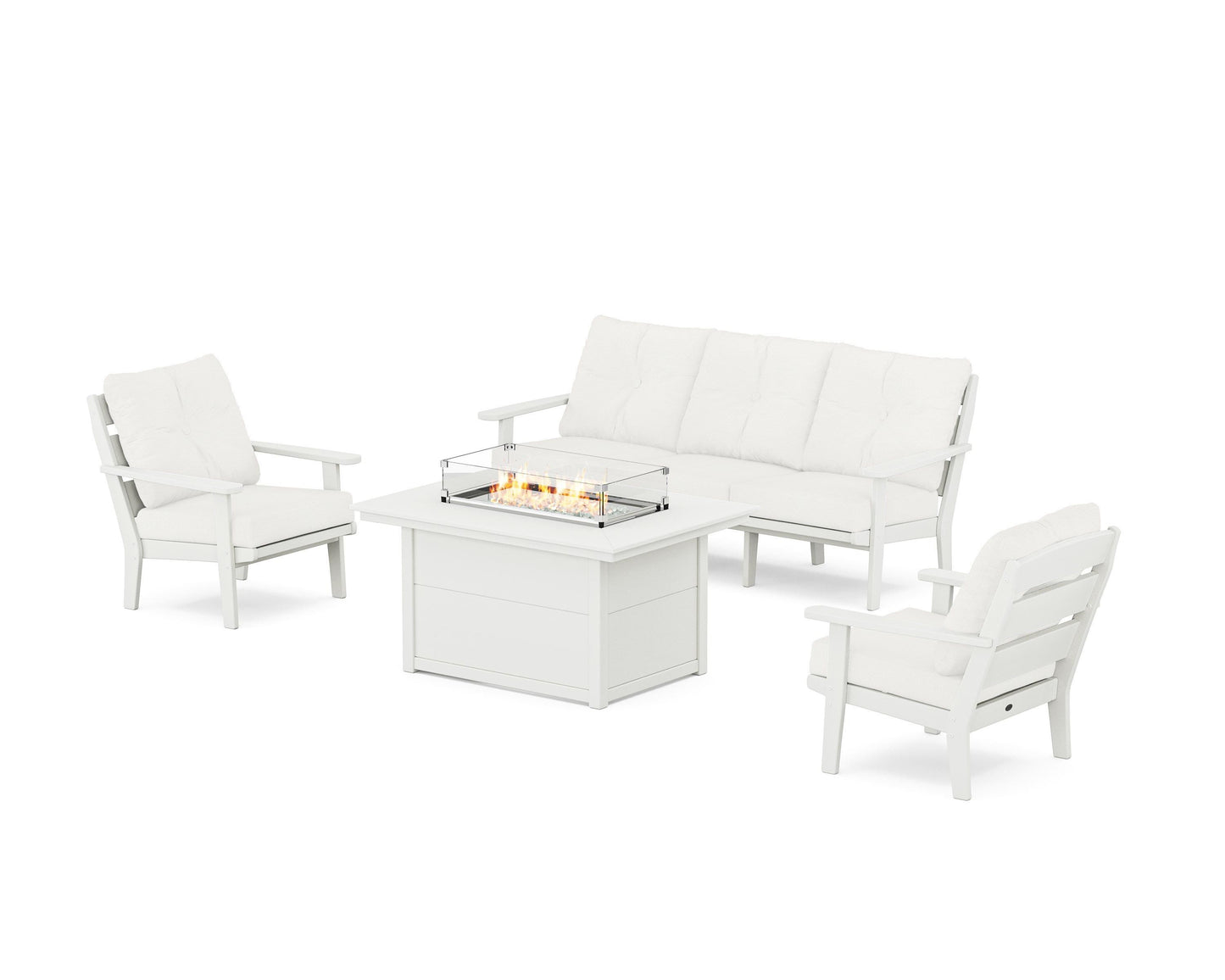 Lakeside Deep Seating Fire Pit Table Set