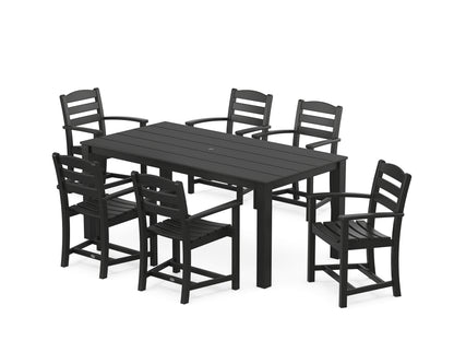 La Casa Cafe Arm Chair 7-Piece Parsons Dining Set