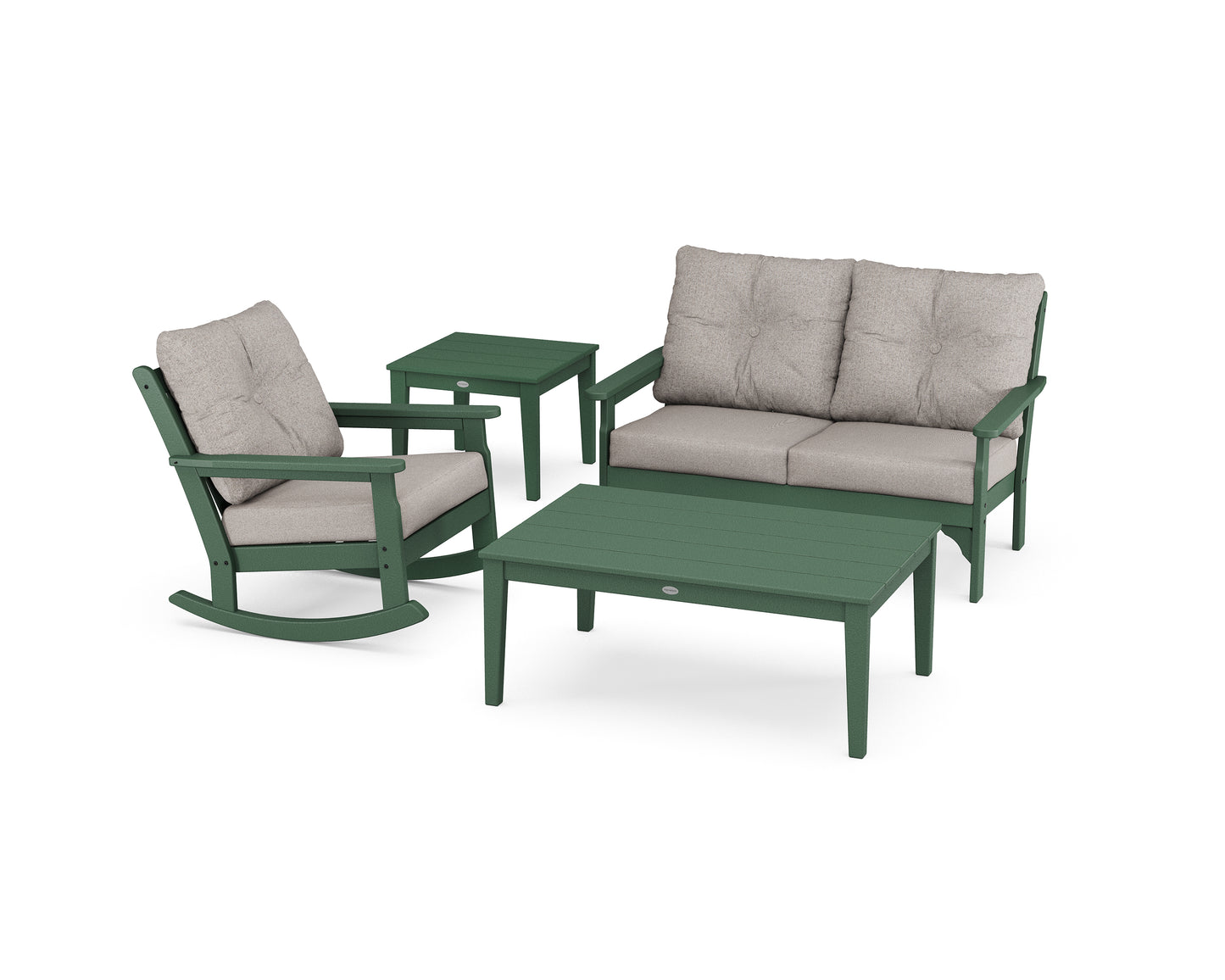 Vineyard 4-Piece Deep Seating Rocker Set