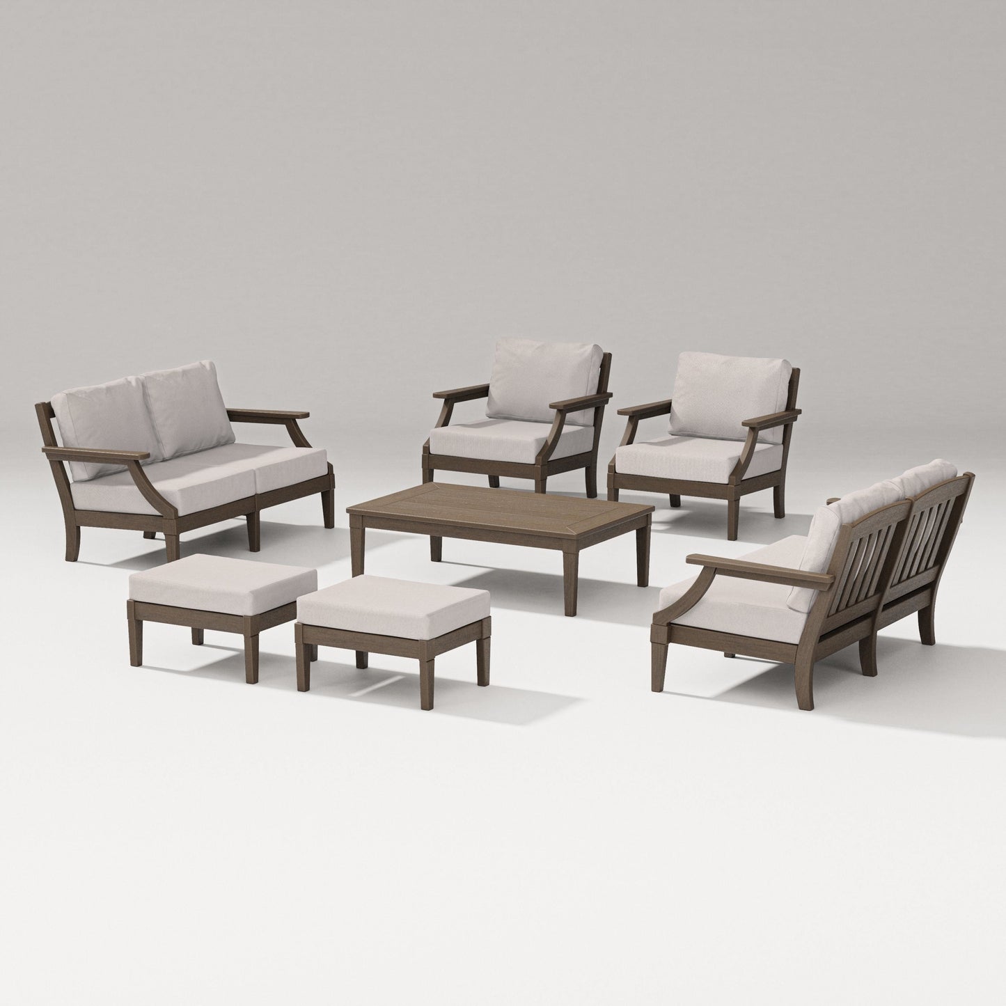 Estate 7-Piece Lounge Loveseat Set