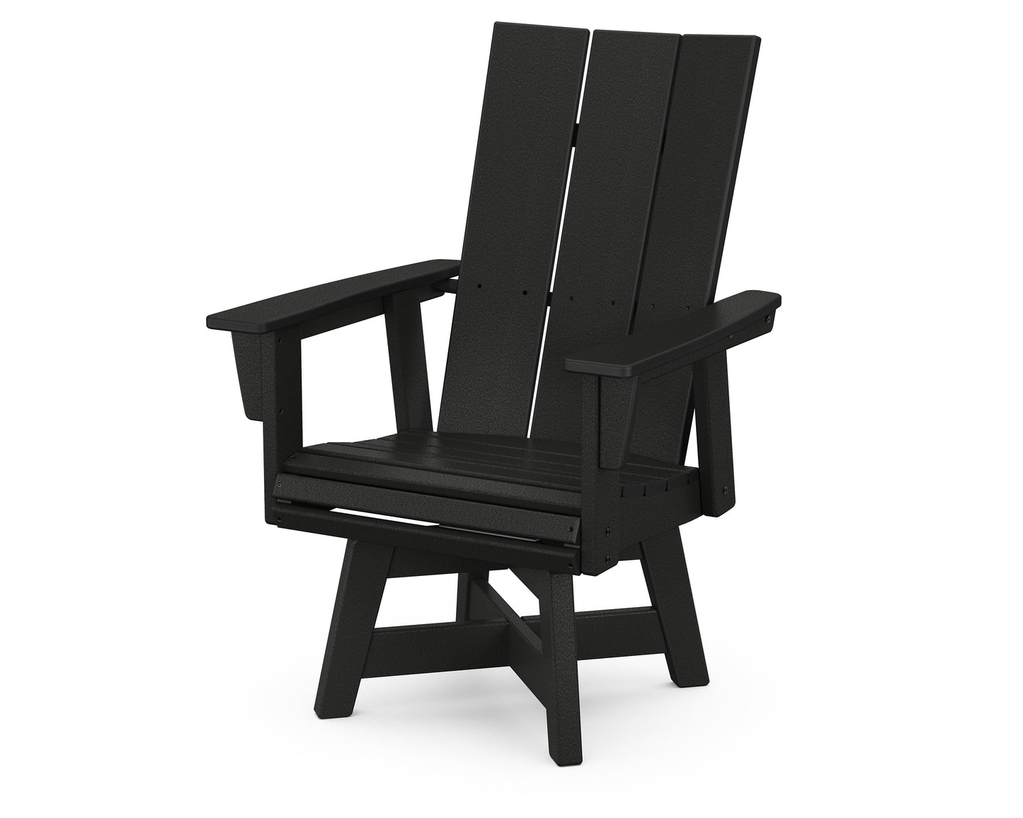 Modern Curveback Adirondack Swivel Dining Chair