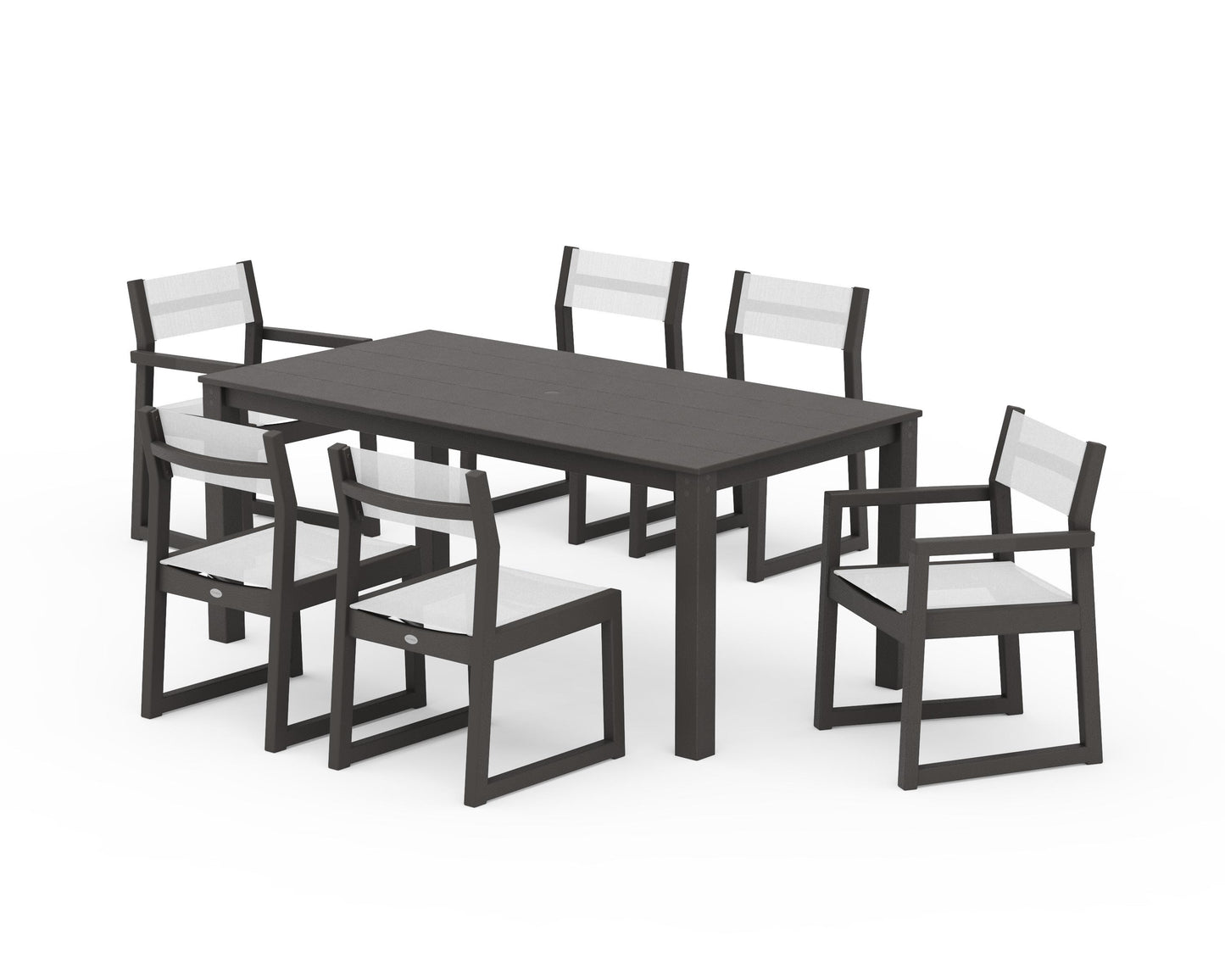 EDGE Sling 7-Piece Parsons Dining Set