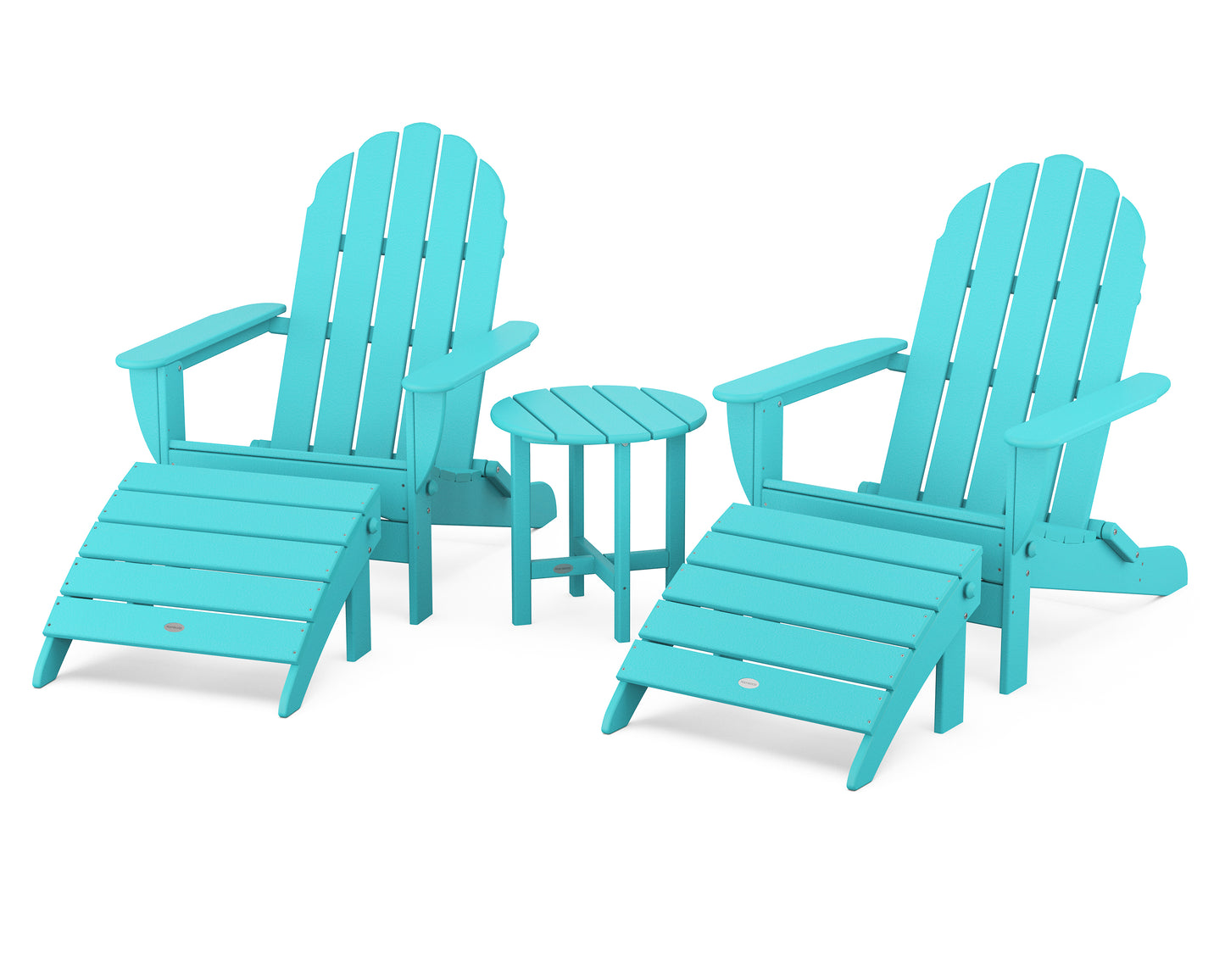 Classic Oversized Adirondack 5-Piece Casual Set