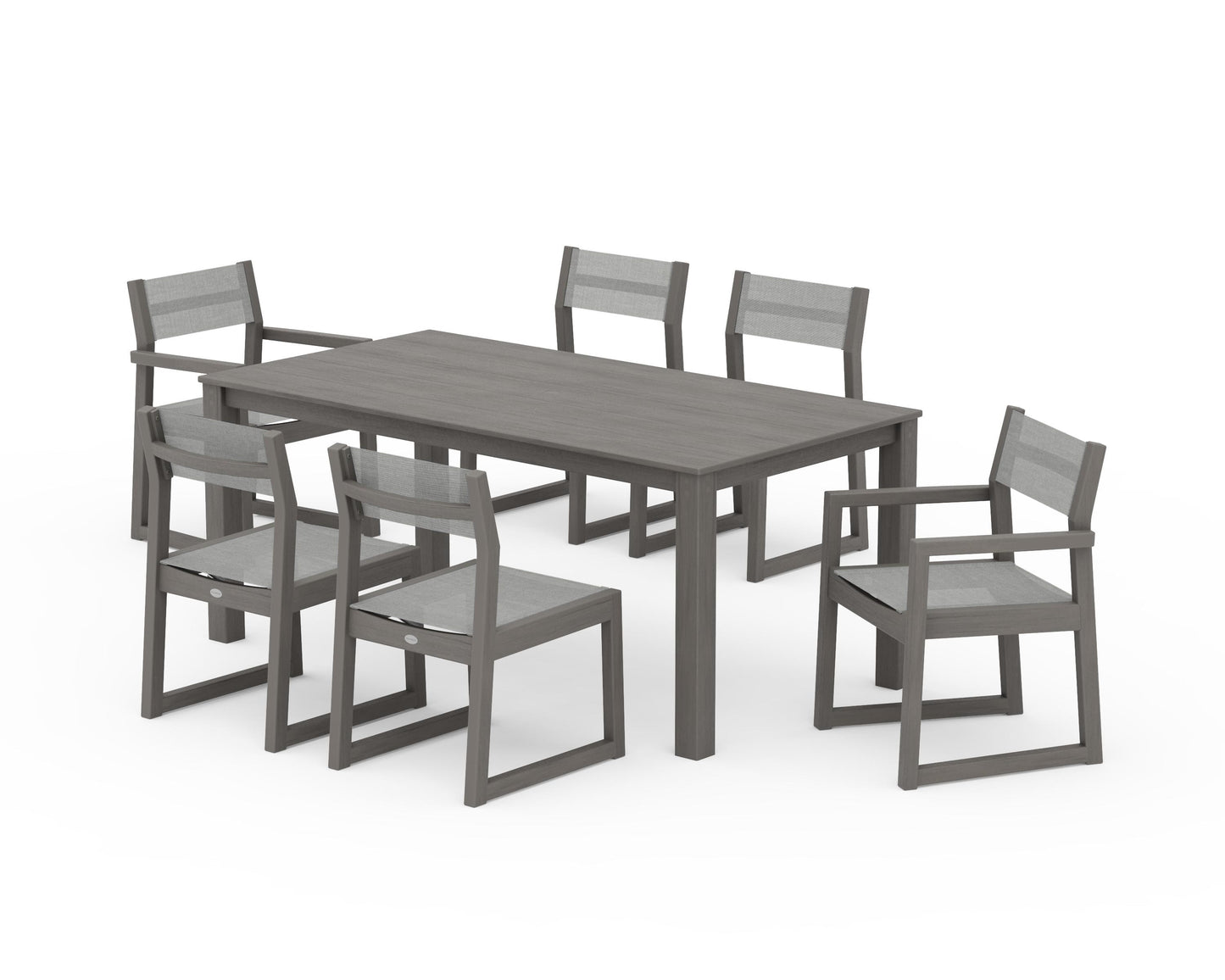 EDGE Sling 7-Piece Parsons Dining Set