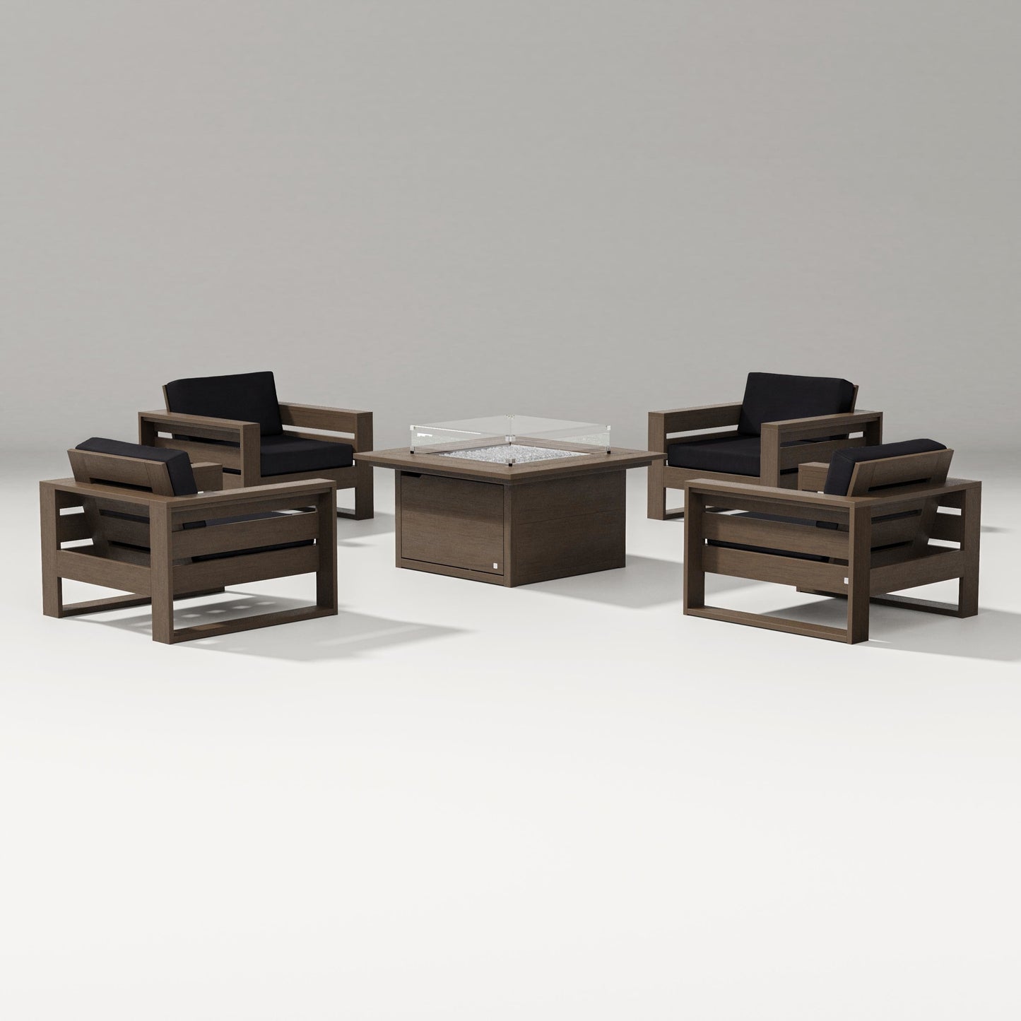 Latitude 5-Piece Lounge Fire Table Set