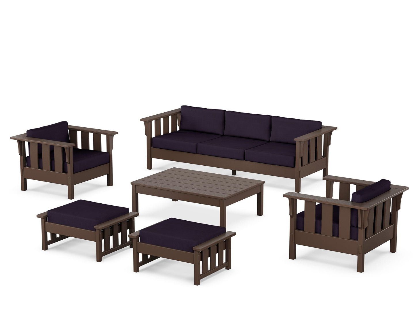 Acadia 6-Piece Lounge Sofa Set
