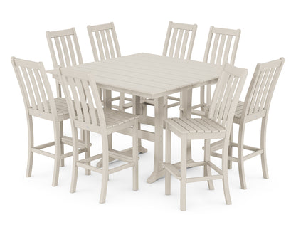 Vineyard 9-Piece Farmhouse Trestle Bar Set