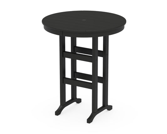 36" Round Farmhouse Bar Table